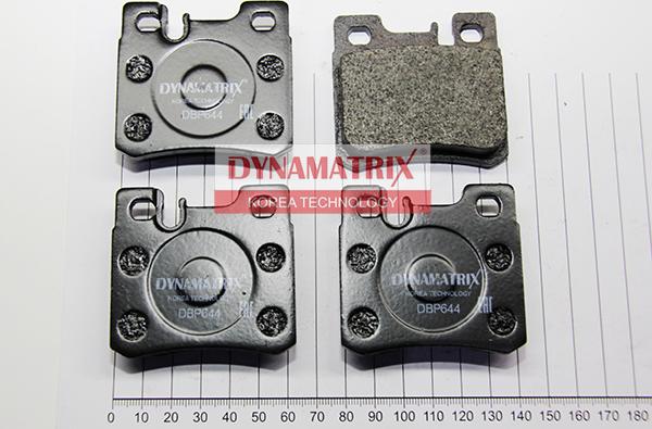 Dynamatrix DBP644 - Комплект спирачно феродо, дискови спирачки vvparts.bg