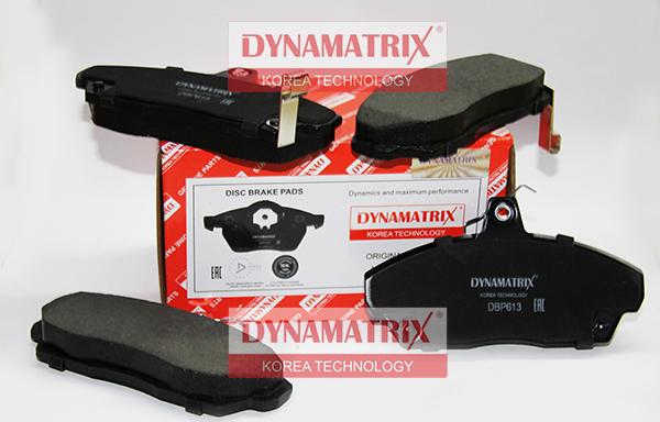 Dynamatrix DBP613 - Комплект спирачно феродо, дискови спирачки vvparts.bg