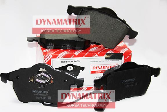 Dynamatrix DBP1496 - Комплект спирачно феродо, дискови спирачки vvparts.bg