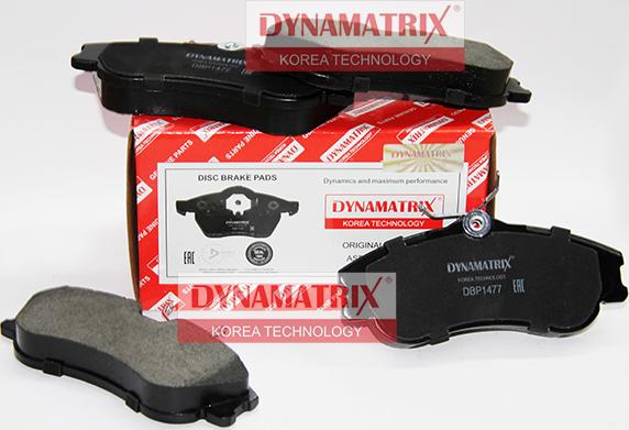 Dynamatrix DBP1477 - Комплект спирачно феродо, дискови спирачки vvparts.bg