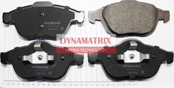 Dynamatrix DBP1541 - Комплект спирачно феродо, дискови спирачки vvparts.bg