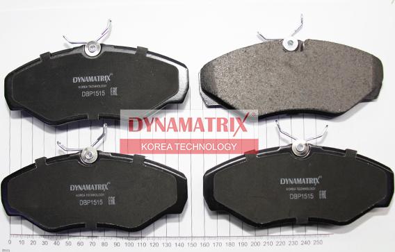 Dynamatrix DBP1515 - Комплект спирачно феродо, дискови спирачки vvparts.bg