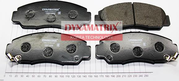 Dynamatrix DBP1669 - Комплект спирачно феродо, дискови спирачки vvparts.bg