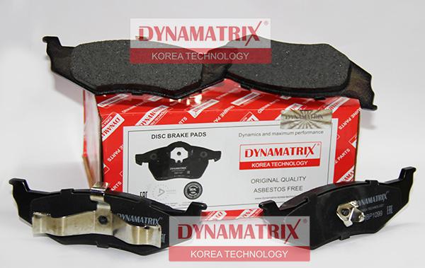 Dynamatrix DBP1099 - Комплект спирачно феродо, дискови спирачки vvparts.bg