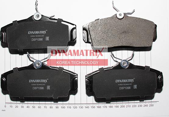 Dynamatrix DBP1096 - Комплект спирачно феродо, дискови спирачки vvparts.bg