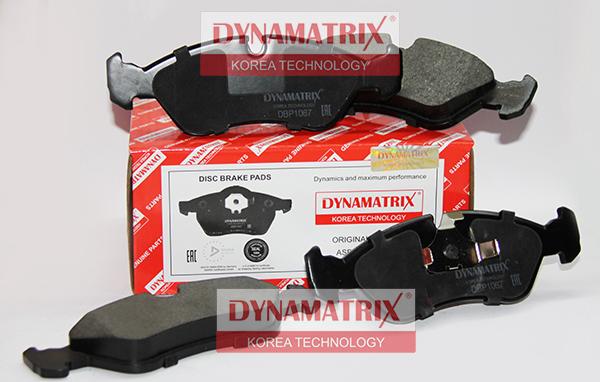 Dynamatrix DBP1067 - Комплект спирачно феродо, дискови спирачки vvparts.bg
