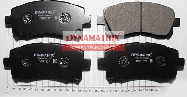 Dynamatrix DBP1327 - Комплект спирачно феродо, дискови спирачки vvparts.bg