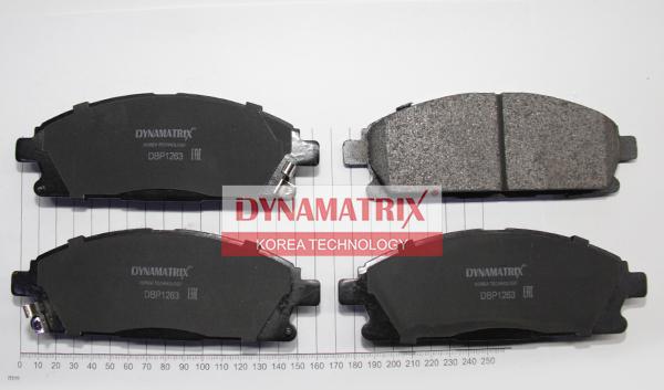 Dynamatrix DBP1263 - Комплект спирачно феродо, дискови спирачки vvparts.bg