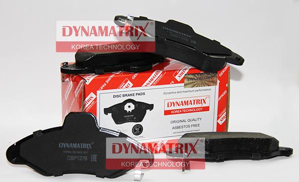 Dynamatrix DBP1276 - Комплект спирачно феродо, дискови спирачки vvparts.bg