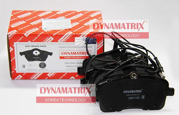 Dynamatrix DBP1725 - Комплект спирачно феродо, дискови спирачки vvparts.bg