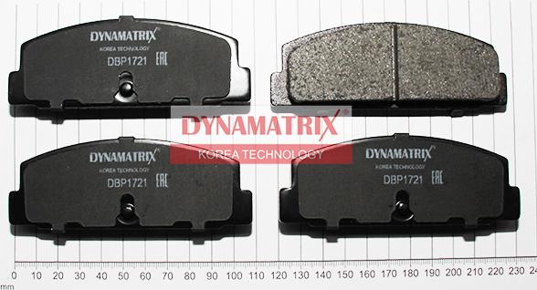 Dynamatrix DBP1721 - Комплект спирачно феродо, дискови спирачки vvparts.bg