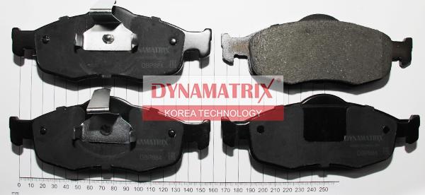 Dynamatrix DBP884 - Комплект спирачно феродо, дискови спирачки vvparts.bg