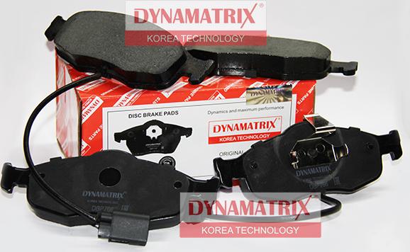 Dynamatrix DBP766 - Комплект спирачно феродо, дискови спирачки vvparts.bg