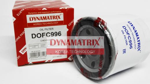 Dynamatrix DOFC996 - Маслен филтър vvparts.bg