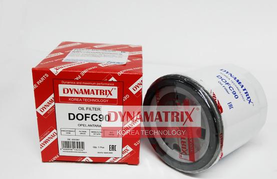 Dynamatrix DOFC90 - Маслен филтър vvparts.bg