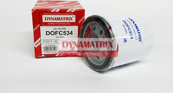 Dynamatrix DOFC534 - Маслен филтър vvparts.bg