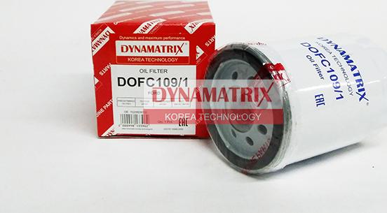 Dynamatrix DOFC109/1 - Маслен филтър vvparts.bg