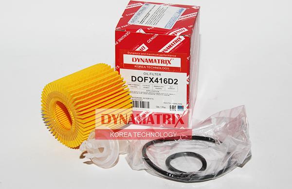 Dynamatrix DOFX416D2 - Маслен филтър vvparts.bg