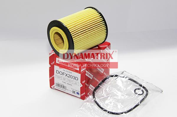 Dynamatrix DOFX203D - Маслен филтър vvparts.bg