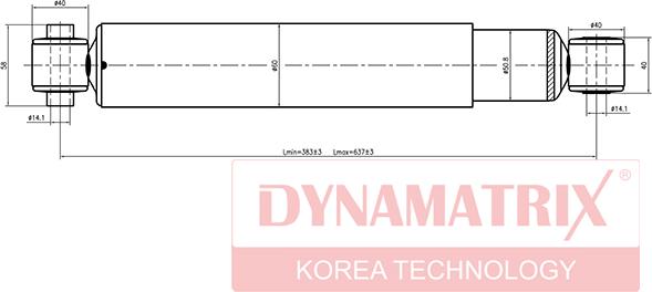 Dynamatrix DSA444145 - Амортисьор vvparts.bg