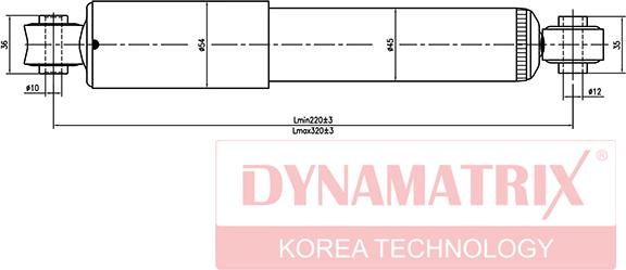 Dynamatrix DSA444100 - Амортисьор vvparts.bg