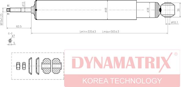 Dynamatrix DSA443230 - Амортисьор vvparts.bg