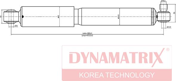 Dynamatrix DSA551805 - Амортисьор vvparts.bg