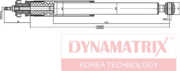 Dynamatrix DSA553197 - Амортисьор vvparts.bg