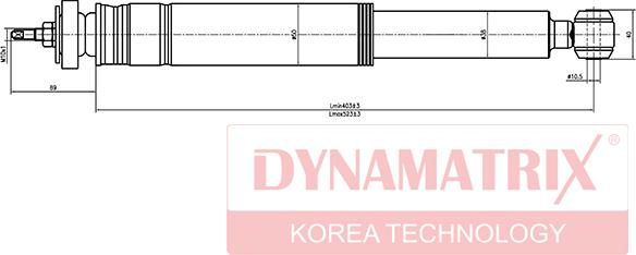 Dynamatrix DSA553185 - Амортисьор vvparts.bg