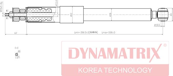 Dynamatrix DSA553177 - Амортисьор vvparts.bg