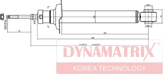 Dynamatrix DSA341142 - Амортисьор vvparts.bg