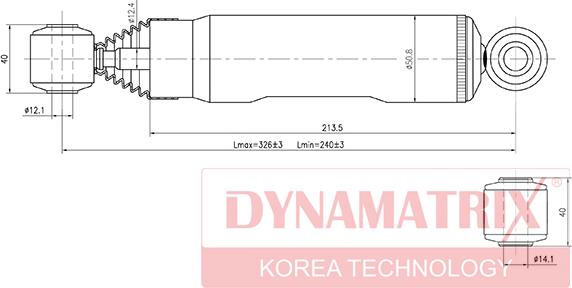 Dynamatrix DSA341166 - Амортисьор vvparts.bg