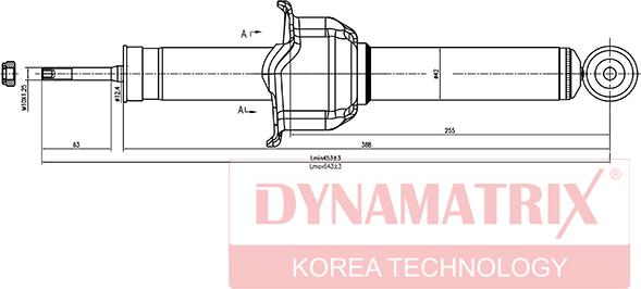 Dynamatrix DSA341261 - Амортисьор vvparts.bg