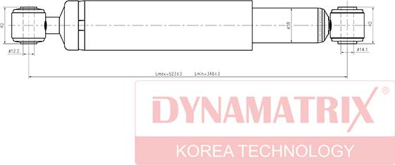 Dynamatrix DSA343319 - Амортисьор vvparts.bg