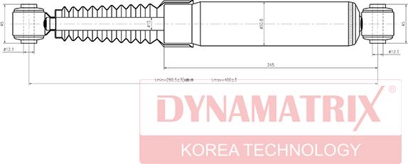 Dynamatrix DSA343321 - Амортисьор vvparts.bg