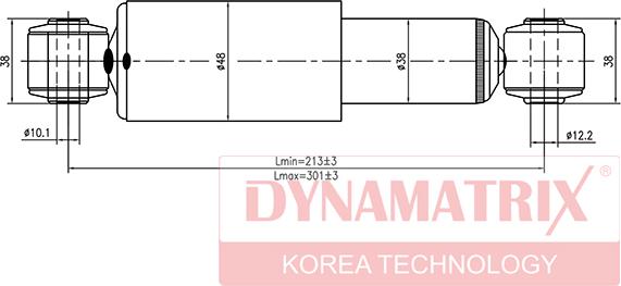 Dynamatrix DSA343269 - Амортисьор vvparts.bg