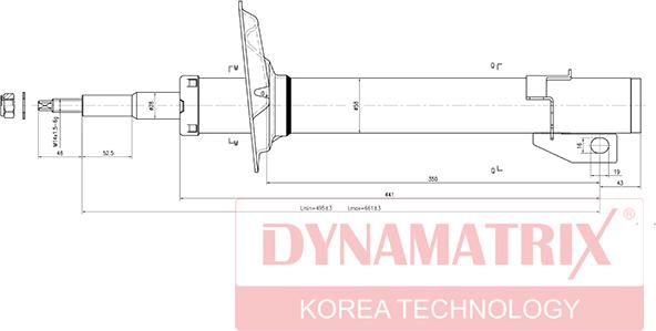 Dynamatrix DSA314572 - Амортисьор vvparts.bg