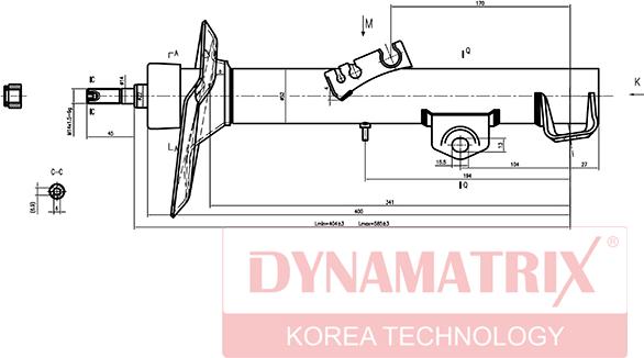 Dynamatrix DSA333910 - Амортисьор vvparts.bg