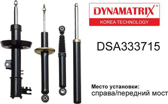 Dynamatrix DSA333715 - Амортисьор vvparts.bg