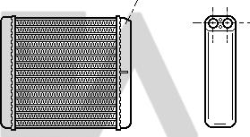 EACLIMA 45C54017 - Топлообменник, отопление на вътрешното пространство vvparts.bg