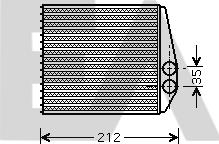 EACLIMA 45C54035 - Топлообменник, отопление на вътрешното пространство vvparts.bg