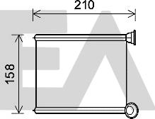 EACLIMA 45C60021 - Топлообменник, отопление на вътрешното пространство vvparts.bg