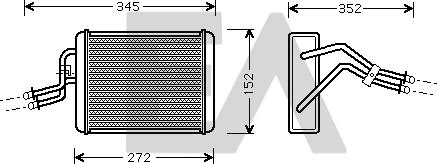 EACLIMA 45C22018 - Топлообменник, отопление на вътрешното пространство vvparts.bg