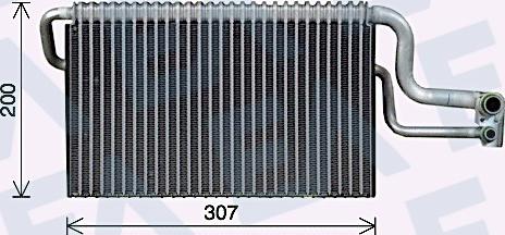 EACLIMA 43B47002 - Изпарител, климатична система vvparts.bg