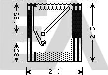 EACLIMA 43B77005 - Изпарител, климатична система vvparts.bg