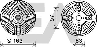 EACLIMA 35C45D04 - Перка, охлаждане на двигателя vvparts.bg