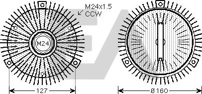 EACLIMA 35C07D06 - Перка, охлаждане на двигателя vvparts.bg