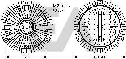 EACLIMA 35C07D02 - Перка, охлаждане на двигателя vvparts.bg