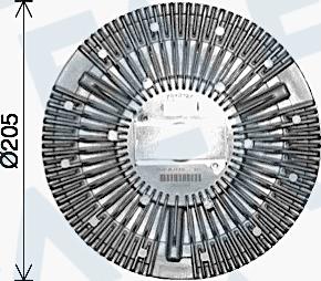 EACLIMA 35C16D21 - Перка, охлаждане на двигателя vvparts.bg