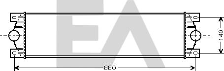 EACLIMA 36A60018 - Интеркулер (охладител за въздуха на турбината) vvparts.bg